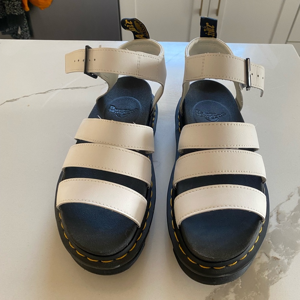Dr. Martens Brando Leather Strap Sandals